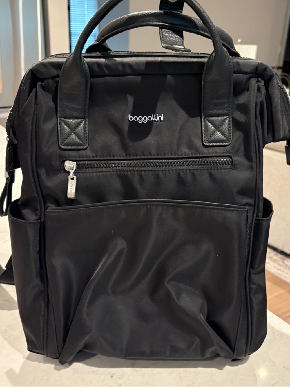 Baggallini Soho RFID Laptop Work Travel Backpack